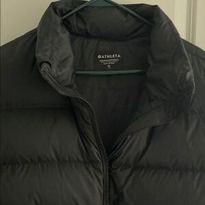 Athleta Black Puffer Jacket